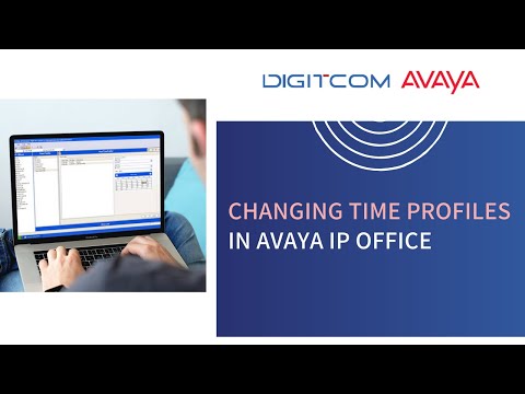 how to change time on avaya ip office