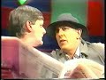 this is interesting as it's partly a look at how the 1980s viewed the 1960s, as peter cook, who had a rehabilition courtesy of uk alternative comedy, recreates one of his famous e.l. wisty sketches for 