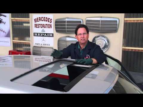 Mercedes Power Sunroof Maintenance Tip by Kent Bergsma