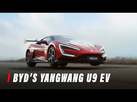 BYD Yangwang U9 salta tres obstáculos