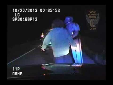 Impaired driver ends field sobriety test with dance move