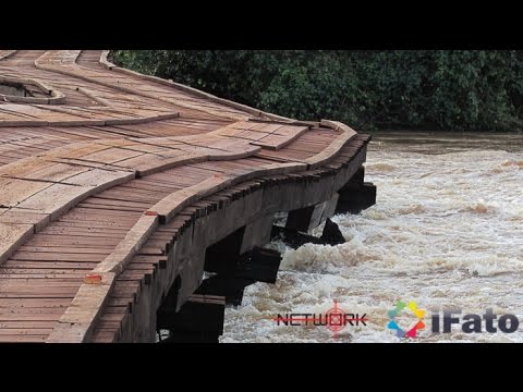 EXCLUSIVIDADE IFATO! Queda da ponte do rio Brilhante