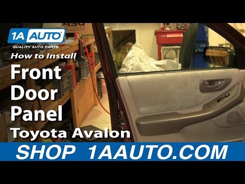 How To Install Replace Remove Front Door Panel Toyota Avalon 98-99 1AAuto.com