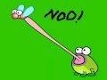 Funny frog, shit