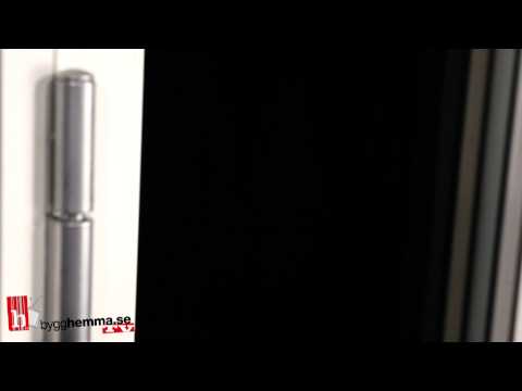 Produktfilm - Fönsterdörr Helglasad Enkeldörr 3-glas Vitmålad