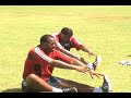 Soca Warriors work out in Tobago