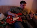 Blues on new guitar