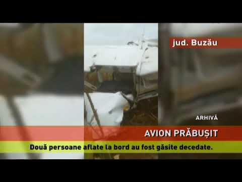 Avion de mici dimensiuni, prăbușit la Nehoiu