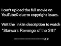 Starwars Revenge of the Sith, PART 1 /9,WATCH full film/movie online part1