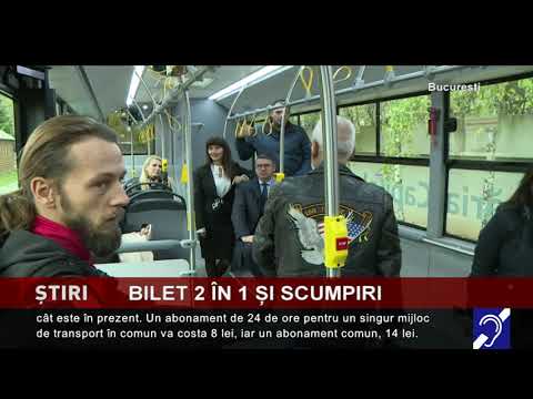 Bilete 2 în 1 pentru transportul în comun din București și călătorii mai scumpe