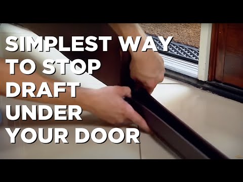 how to seal the bottom of a door