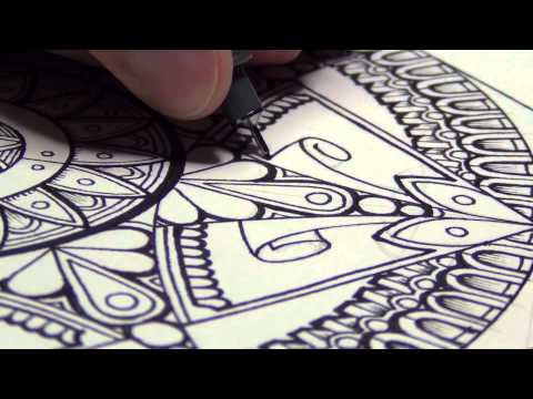 how to draw mandalas