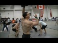 Maxime Dufault completing Event 3 in 5 minutes 11 seconds at Canada East CrossFit Regionals 2012.