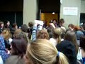 fans greeting yvan after the final wwry performance