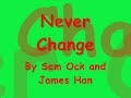 Never Change By Sam Ock ft. J. Han[With Lyrcis]
