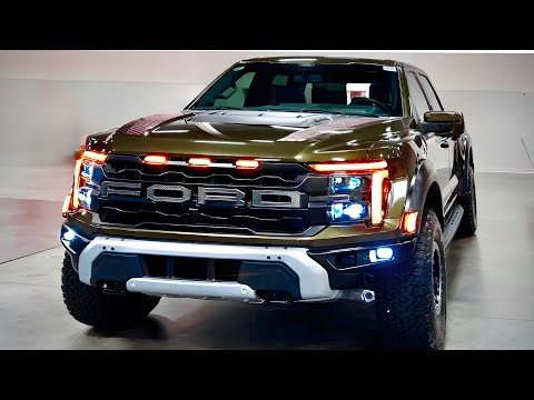 All-New! FORD F-150® Raptor 3.5L V6​ Twin-Turbo: Shelter Green | Ultra-Performance Truck