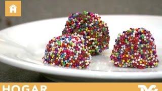 Cómo preparar trufas de colores Cómo preparar trufas de colores