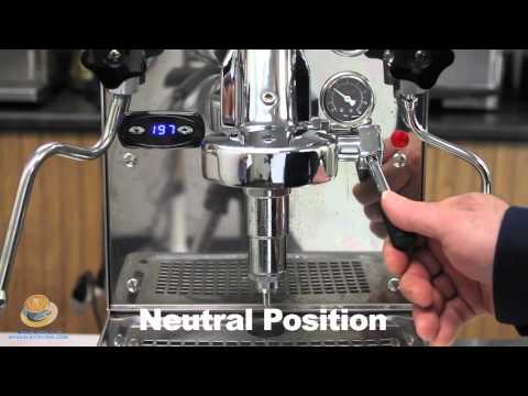 Pre-infusion on the Expobar Brewtus IV 
