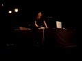 live act of maja ratkje in electronica en abril, in la casa encendida, madrid, april 2008