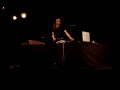 live act of maja ratkje in electronica en abril, in la casa encendida, madrid, april 2008