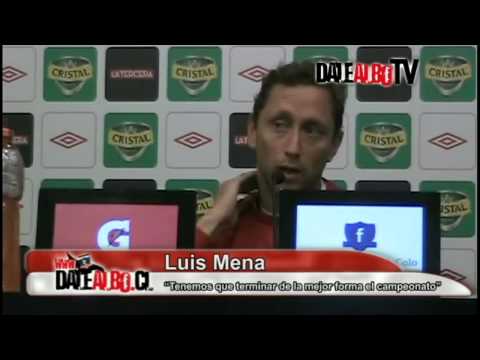 Mena: “Hay que ganar por respeto a nuestra gente”