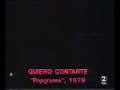 Triana - Quiero contarte (en directo)