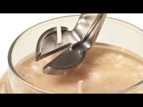 how to trim candle wick