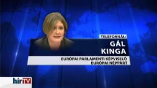 Gál Kinga a HírTV Híradójában