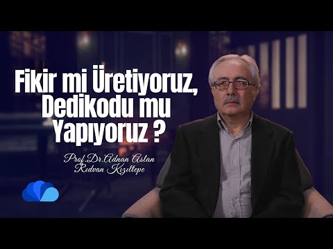Fikir mi Üretiyoruz, Dedikodu mu Yapıyoruz? I Ufuk Ötesi I Rıdvan Kızıltepe - Prof.Dr. Adnan Aslan