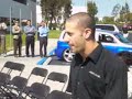 Tony Kanaan makes an entrance