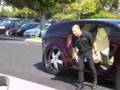 Tony Kanaan makes an entrance
