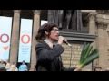 Impromptu Robert Foster performance at the Free Julian Assange Rally in Melbourne on 10 Dec. 2010