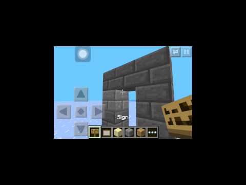 how to make trap doors in minecraft pe