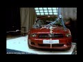 2010 Ford Mustang Convertible NCAP Side Pole Impact (New NHTSA Test)