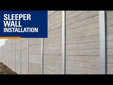 Concrete Sleeper Wall Installation - Mango Hill, Brisbane