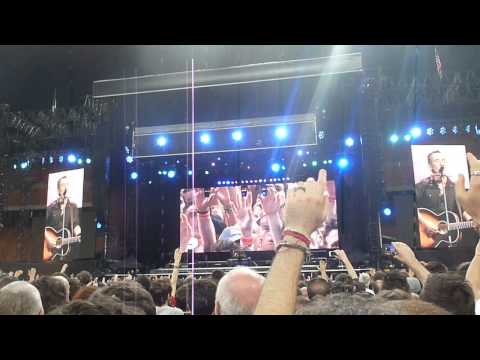 Thunder Road, Bruce Springsteen live in Milano 03.06.2013 acoustic final solo