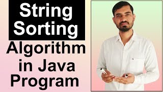String Sorting in Java by Deepak (Hindi)