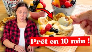 La recette de Mini Pancakes bowl que tout le monde adore !