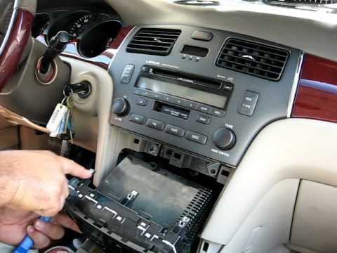 How to Remove Radio / CD Changer from 2002 Lexus ES300 for Repair.