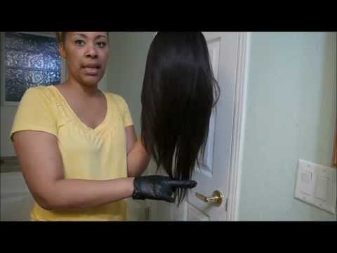 how to dye full lace wig