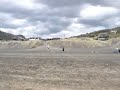 Piha beach hot beach sand run - Craig
