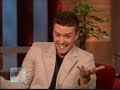 justin timberlake on ellen pt2 justin timberlake on ellen pt2