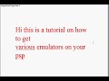 ALL EMULATORS FOR PSP!