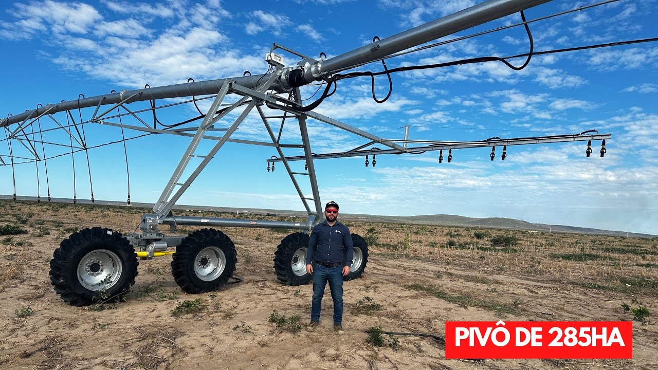 Pivô De 285Ha E Lances De 12'' Com Quatro Rodados