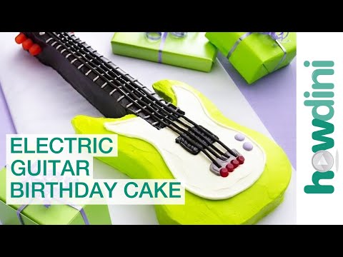 Walmart Birthday Cakes on How To Make A Guitar Cake   Electric Guitar Birthday Cake