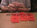 Old card trick Old card trick