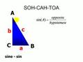 Basic Trigonometry Formula - SOH-CAH-TOA