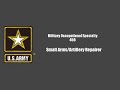 Army MOS 45B Small Arms/Artillery Repairer