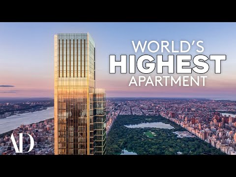 Inside The World's Highest Apartment | On The Market | Architectural Digest - YouTube