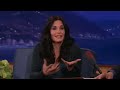 courteney has a special new pillow, but she only plans to use one side of it.